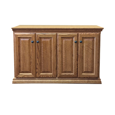 OD-O-T4836-FD-wood - Traditional Oak Bookcase 48" w x 17.75" d x 36" h with Full Doors - Wood - Oak For Less® Furniture